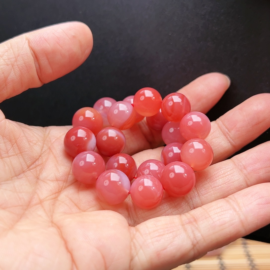 未镶嵌玛瑙/玉髓珠宝半成品