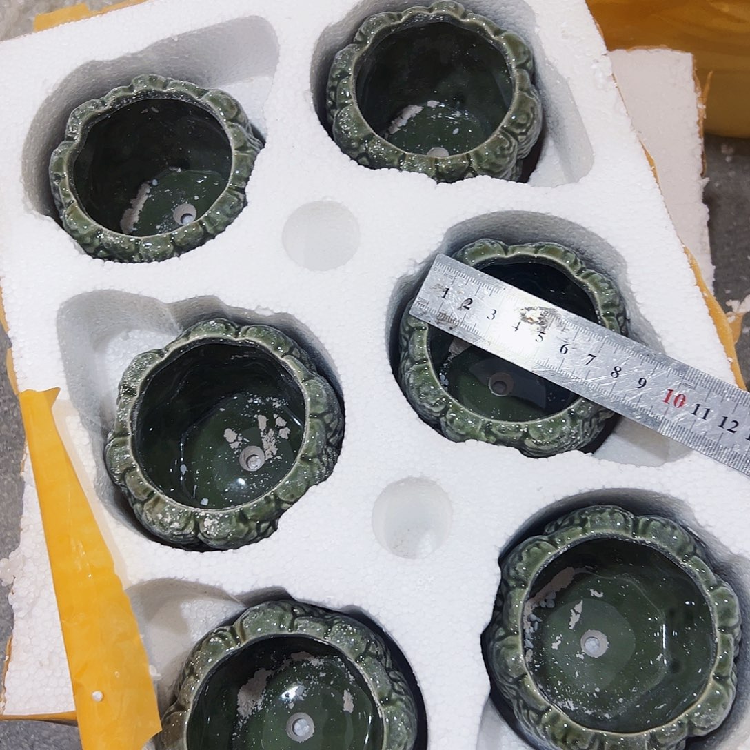 有孔，外贸库存陶瓷花盆凑单10米包邮