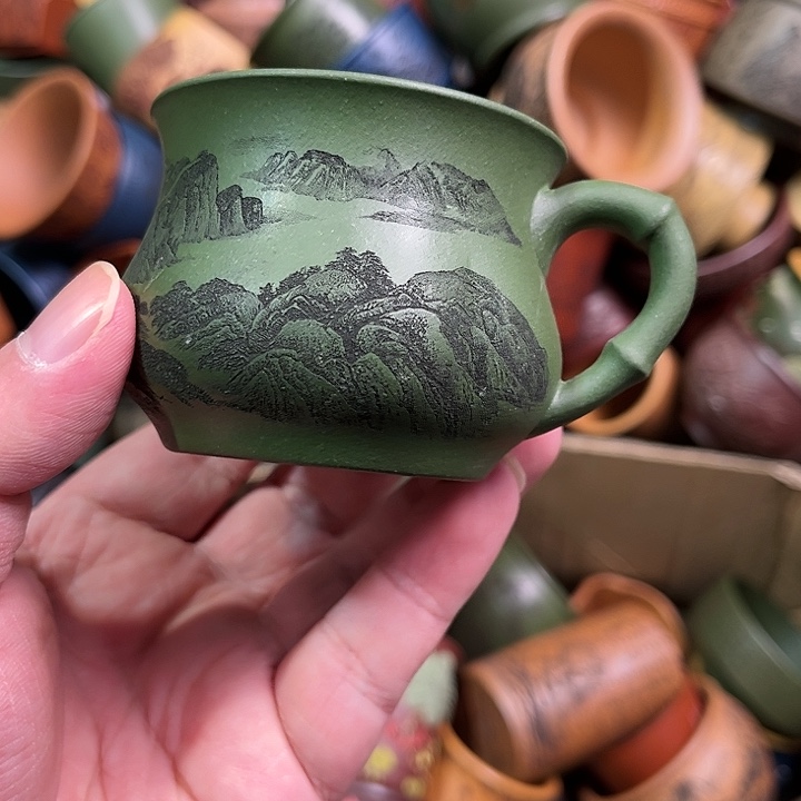 紫砂茶杯全手工紫砂主人杯