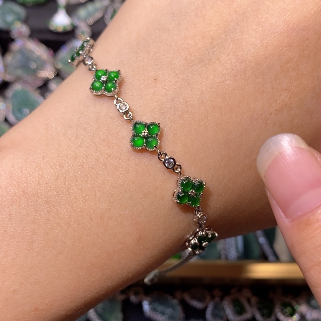 翡翠未镶嵌颈饰天然