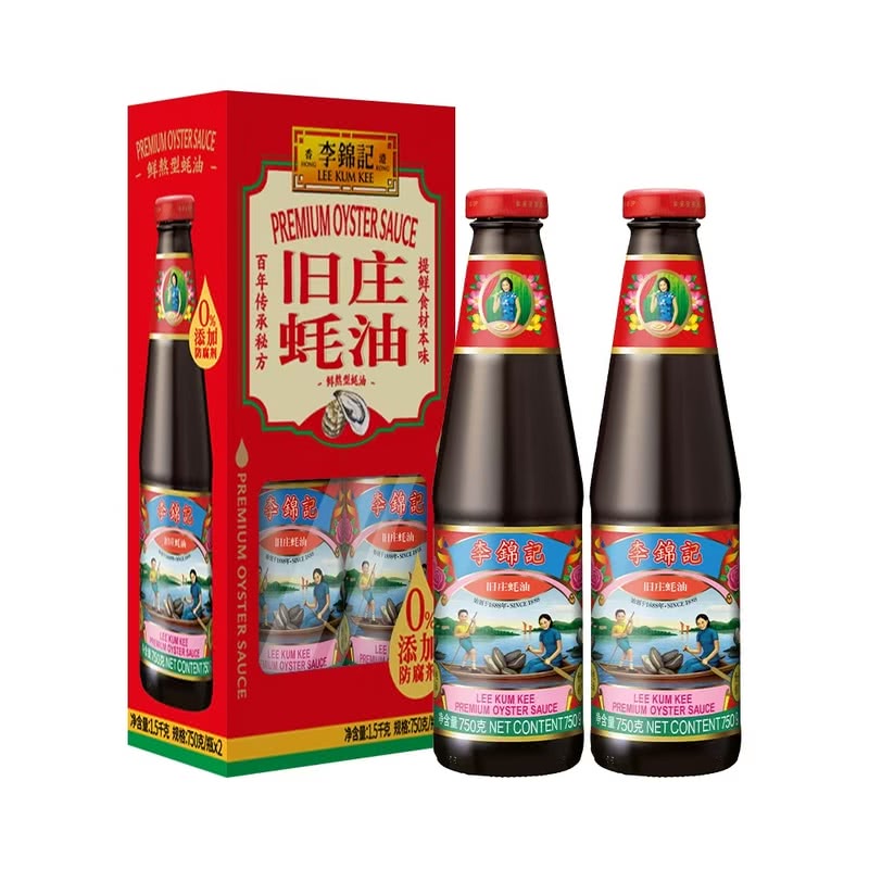 李锦记 旧庄蚝油 750g*2上等蚝油