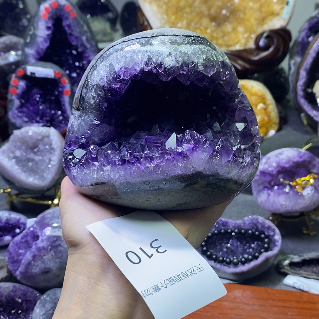 珠宝半成品紫晶未镶嵌