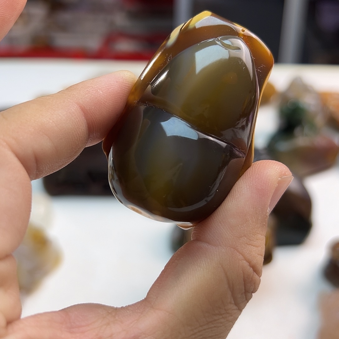 玛瑙/玉髓合金颈饰