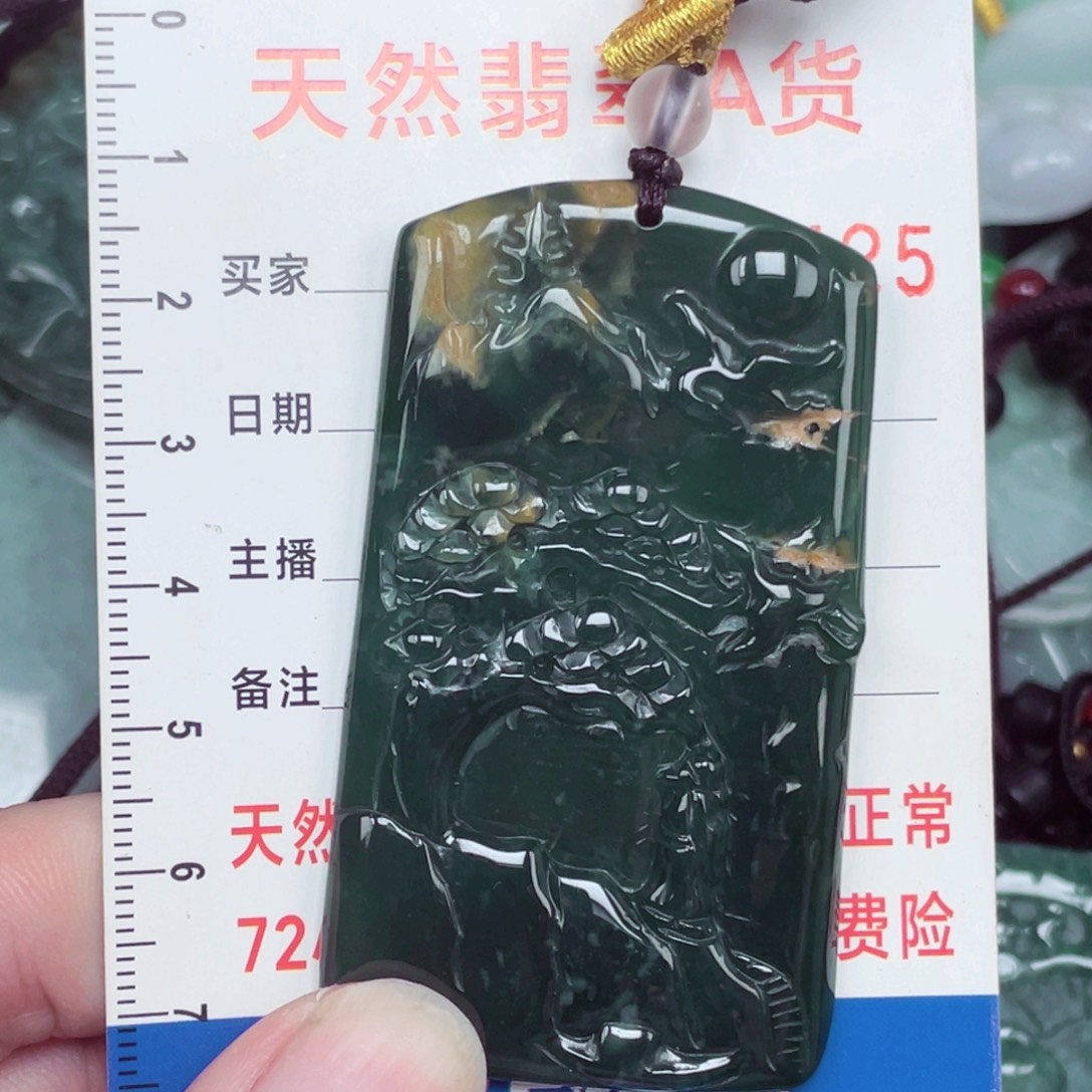 翡翠未镶嵌颈饰1111