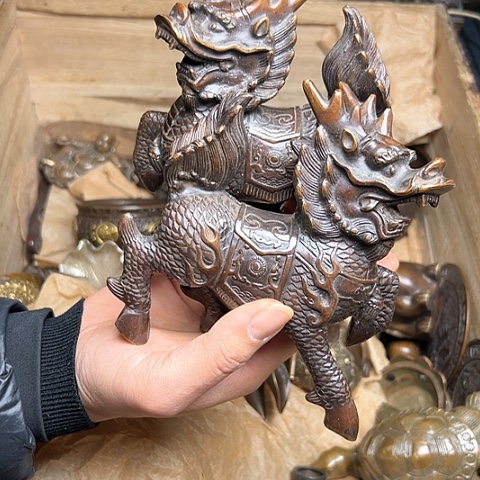 铜制文玩把玩物件