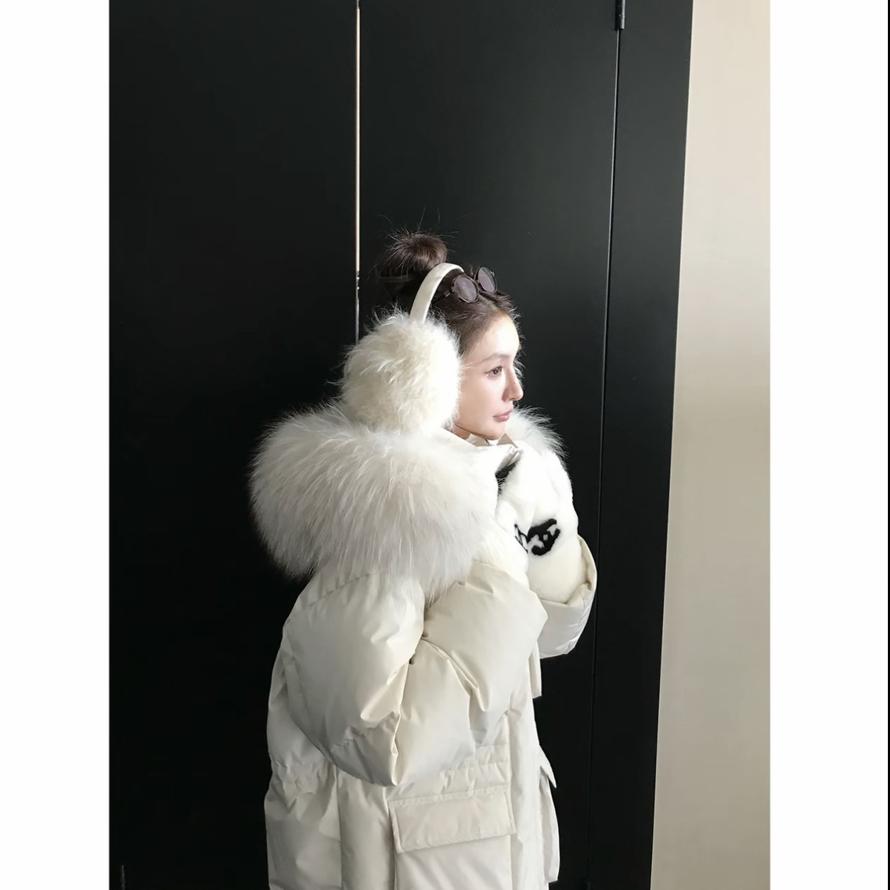 "云朵羽绒"三星高品95白鹅绒+进口大貉子毛领零压感派克羽绒服