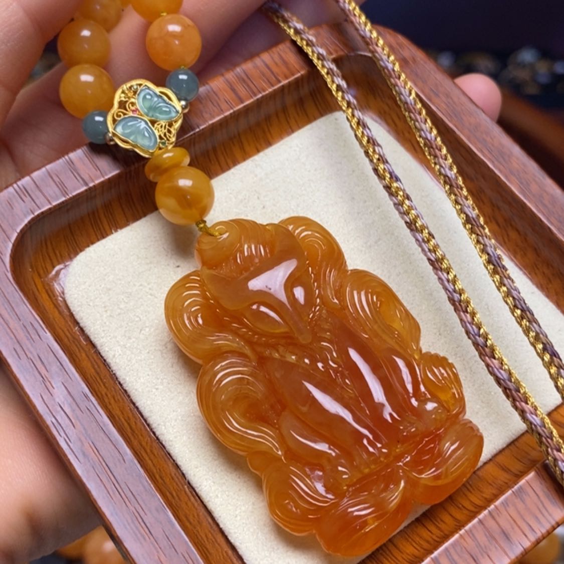 【闪购商品】蜜蜡颈饰未镶嵌项链