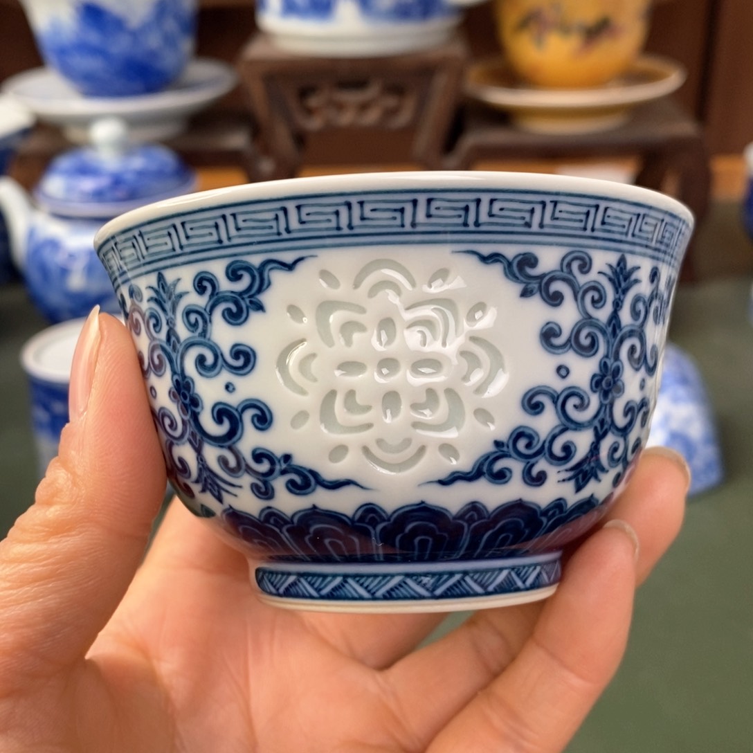 杯景德镇陶瓷手工手绘