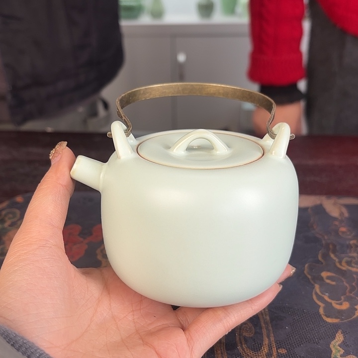龙泉云间青瓷小米茶器