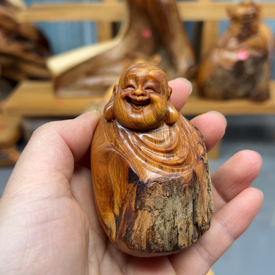 强***柏木崖柏木摆件手把件，