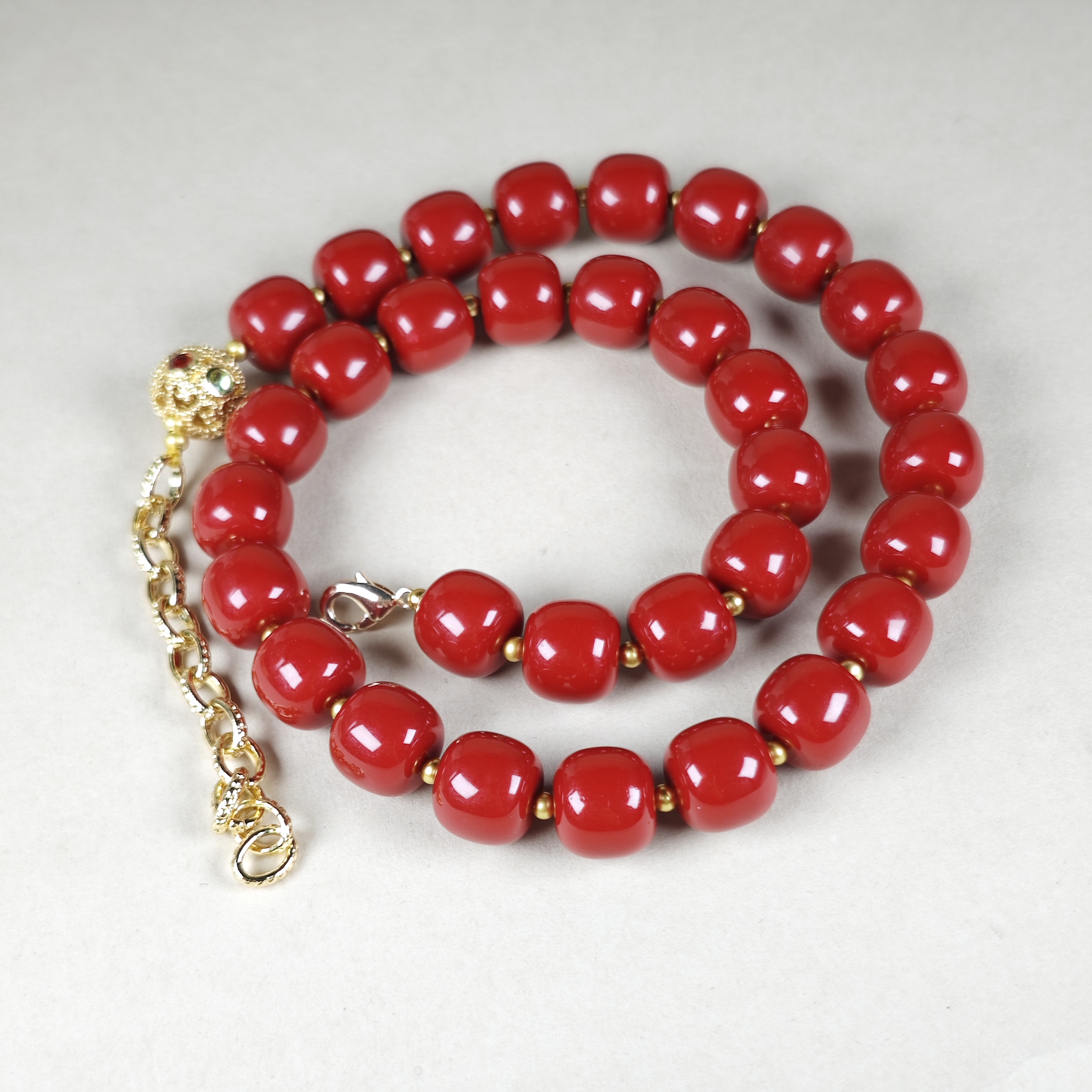 【晨晨珠宝】X014  老型珠项链设计款