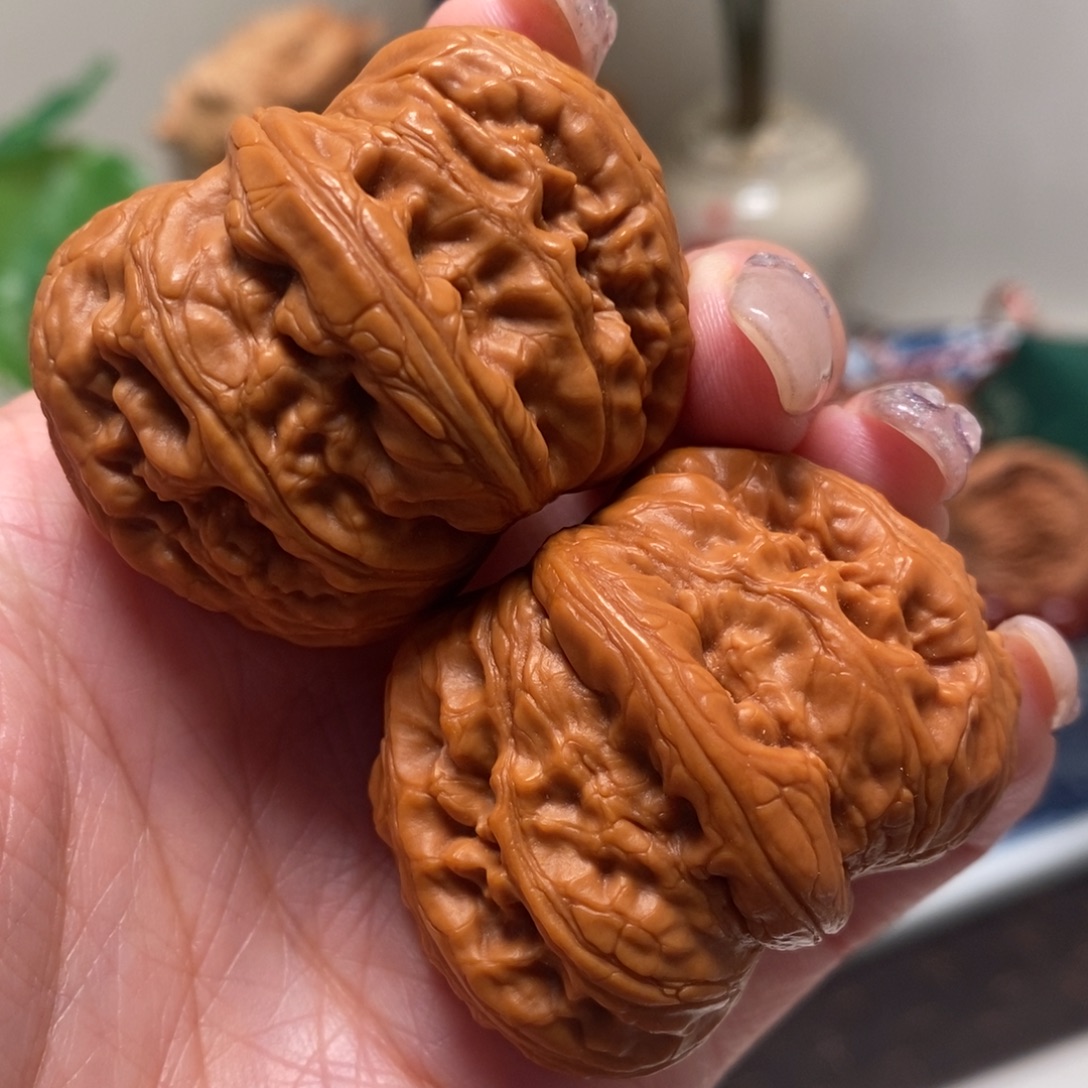 文玩核桃把件44尺寸全品平谷元宝