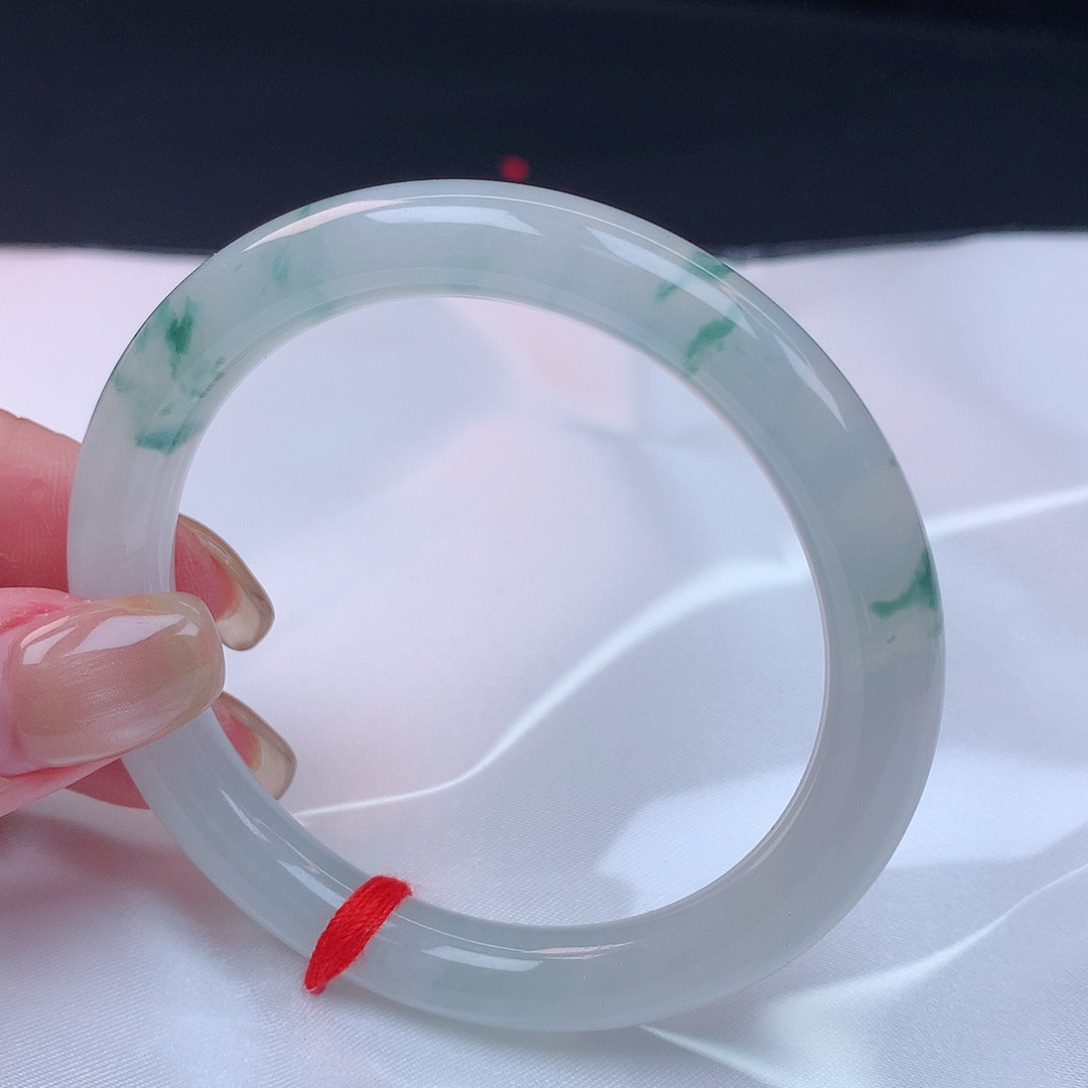 【闪购商品】未镶嵌手镯翡翠叶*54