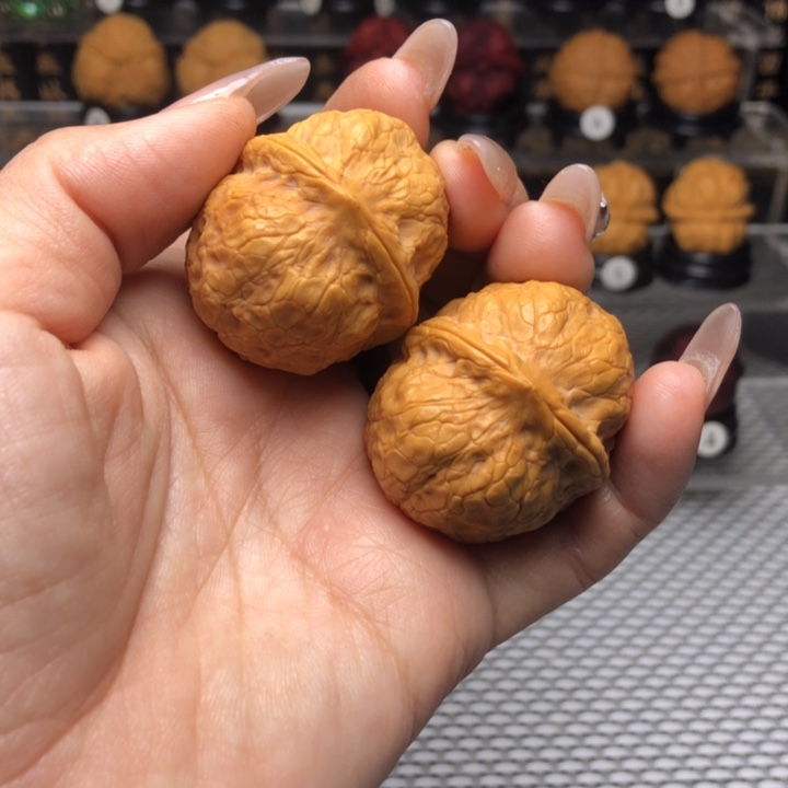 橄榄核吊坠24金甲龟龙