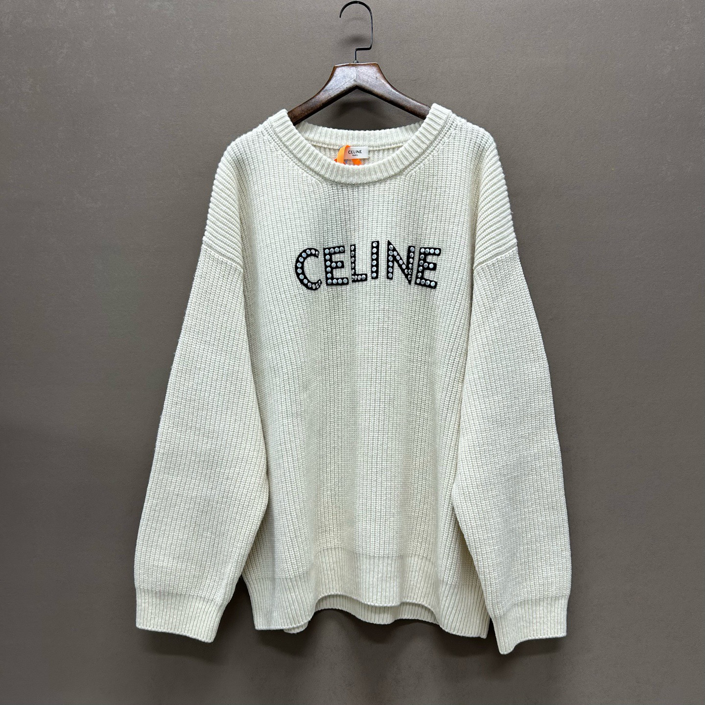 99新 Celine/思琳 铆钉logo毛衣cl01657