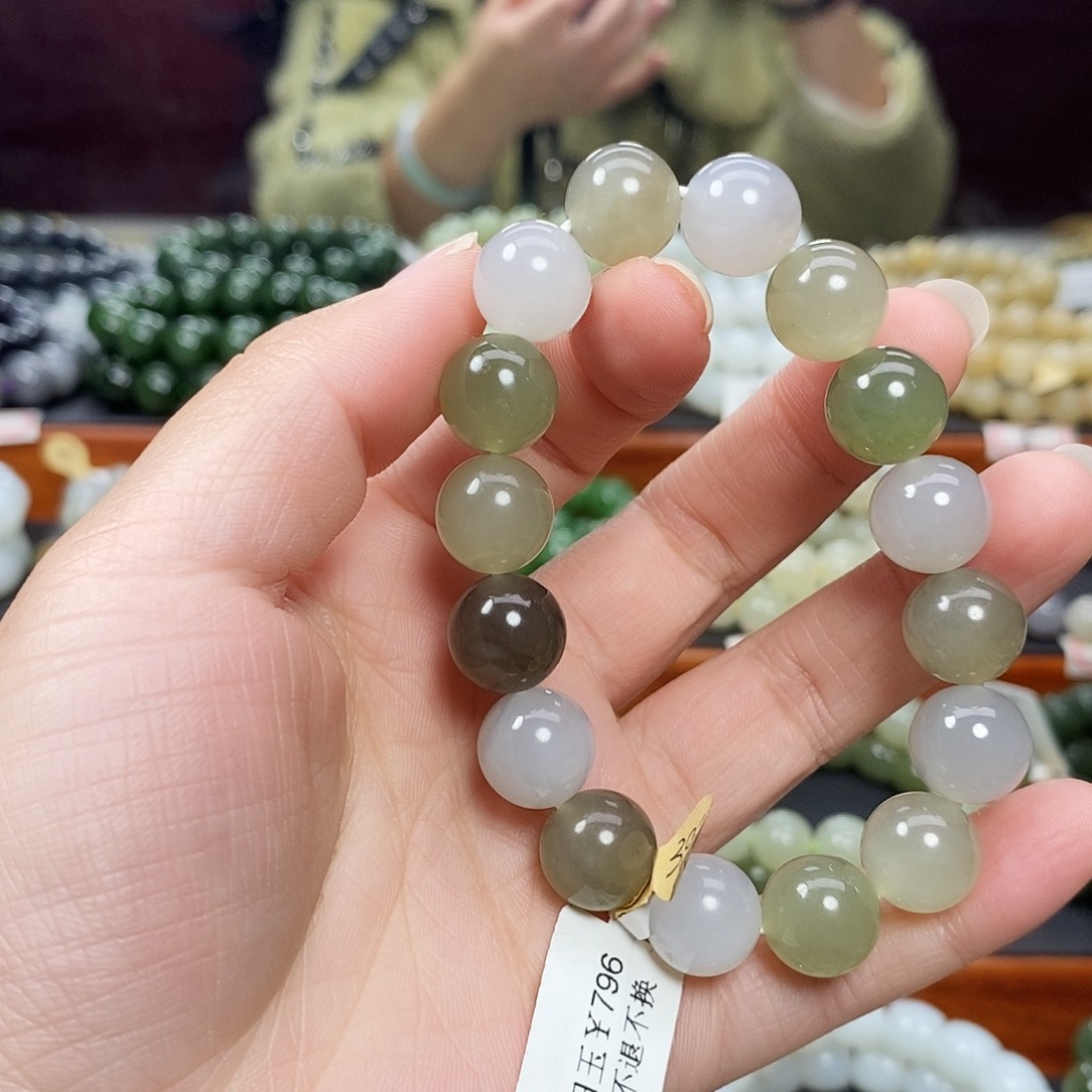 和田玉手链未镶嵌