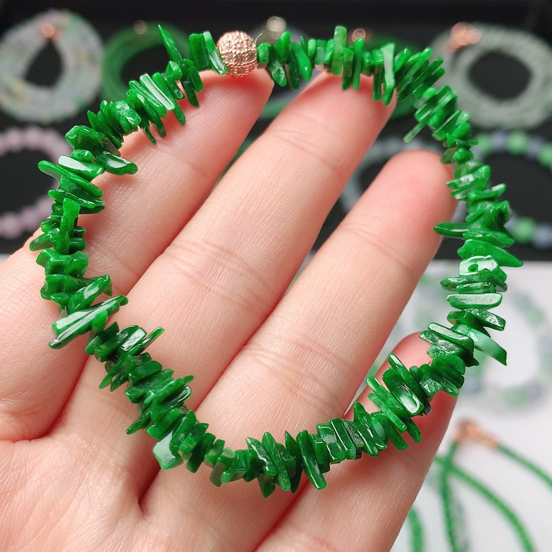 翡翠未镶嵌手链翡翠