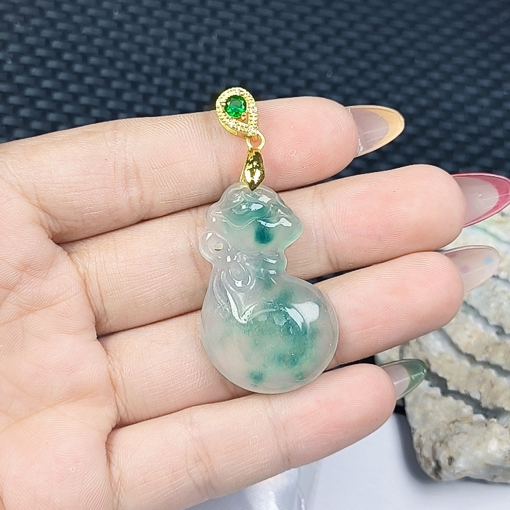 （聚宝严选））D222冰飘蓝钱袋吊坠妈妈款精致精美百搭时尚