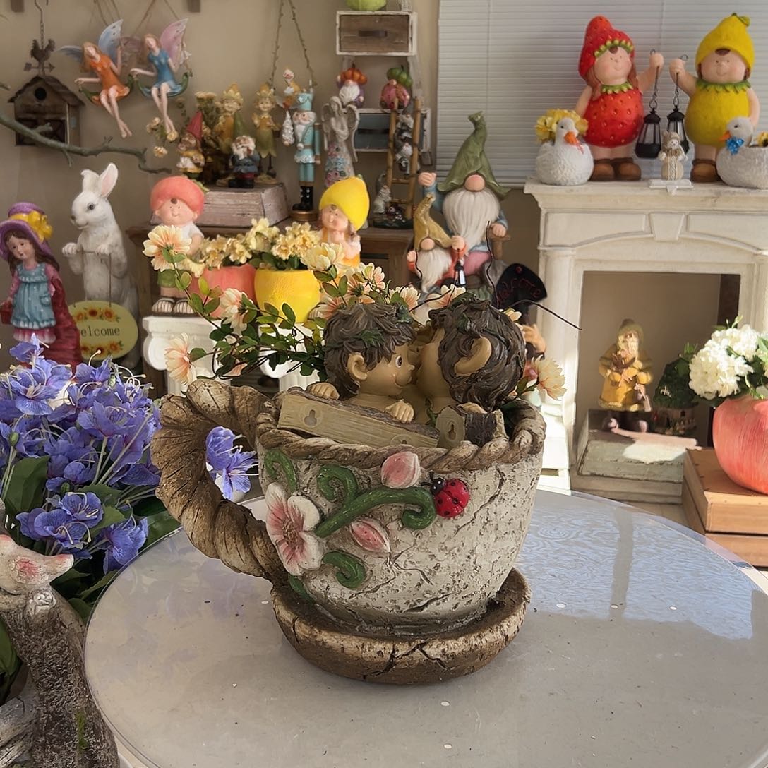 花园摆件红红火火