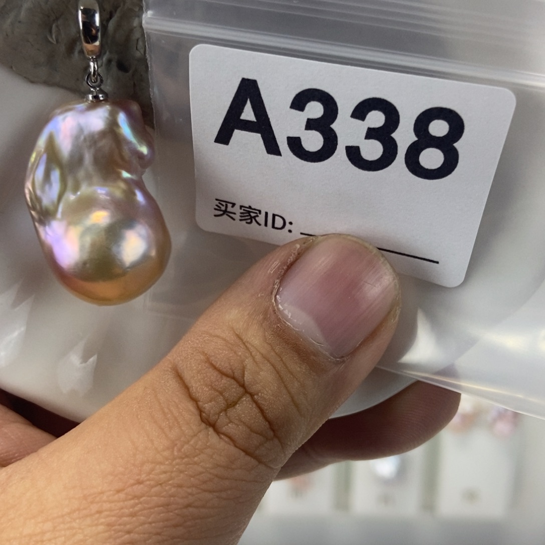 吊坠(不含链)淡水珍珠合金