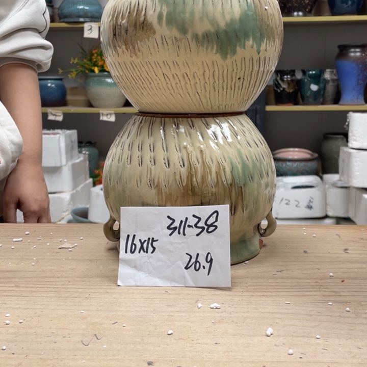 紫砂花盆多肉花盆微瑕38