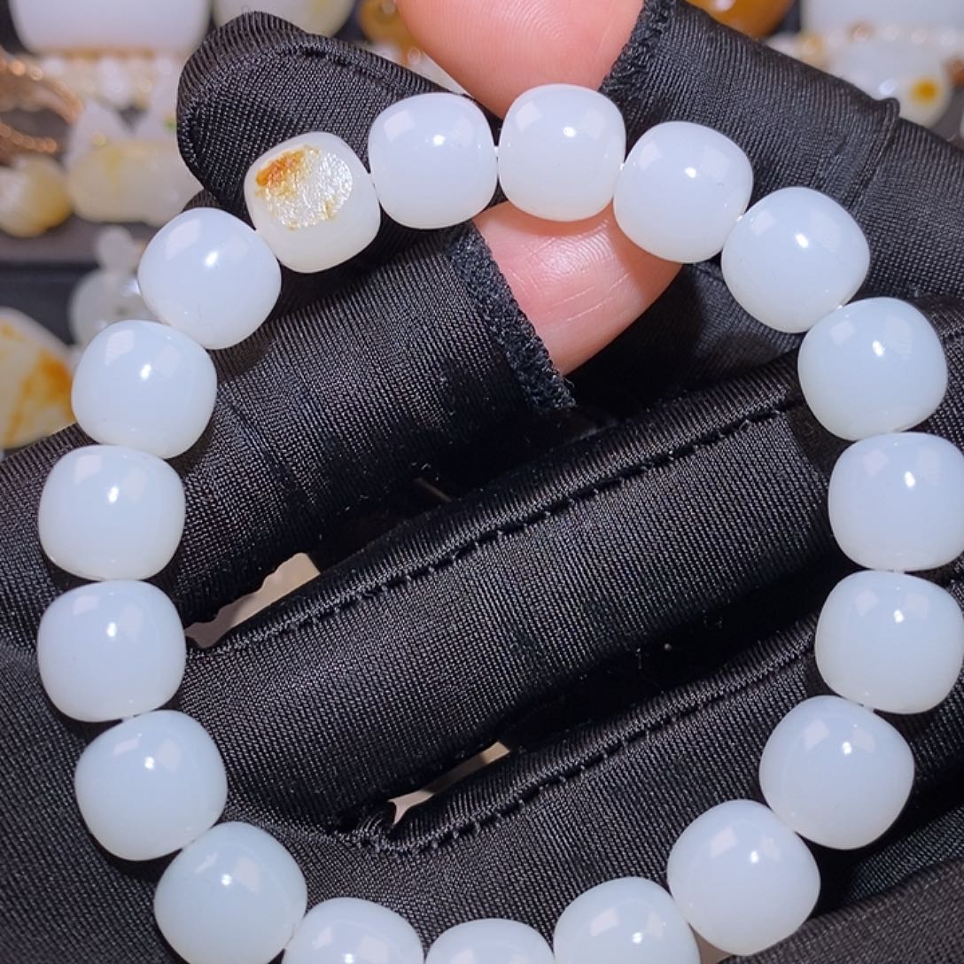 和田玉未镶嵌手链