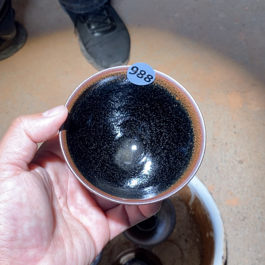 茶盏运坤龙窑柴烧