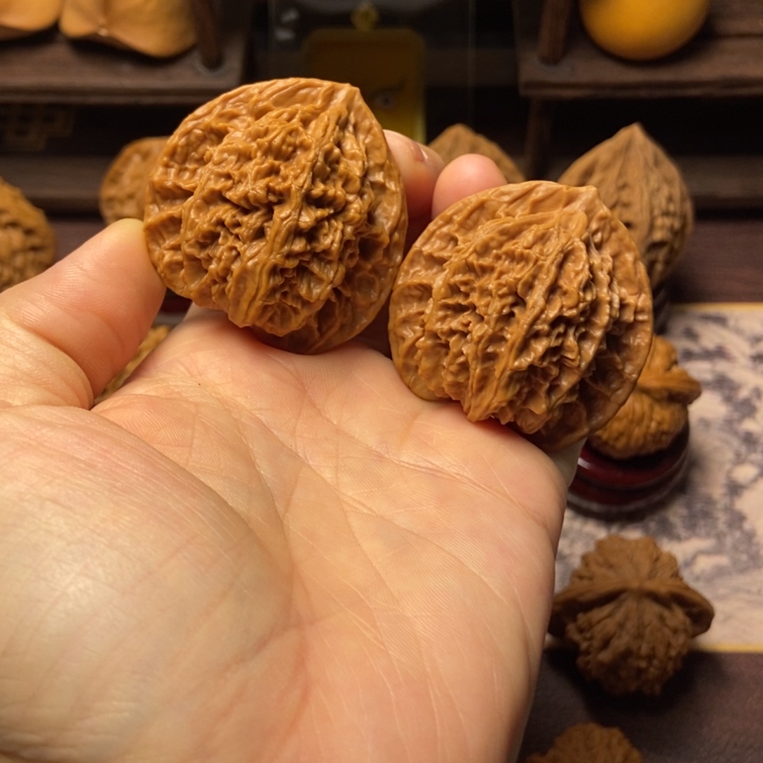 把件文玩核桃全品盘龙纹尺寸45