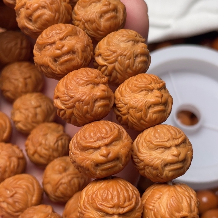 猴头核桃手串钢***?黑神