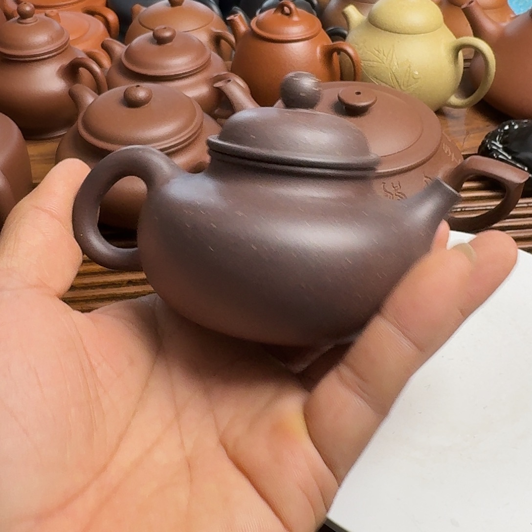 紫砂茶壶半手工制作