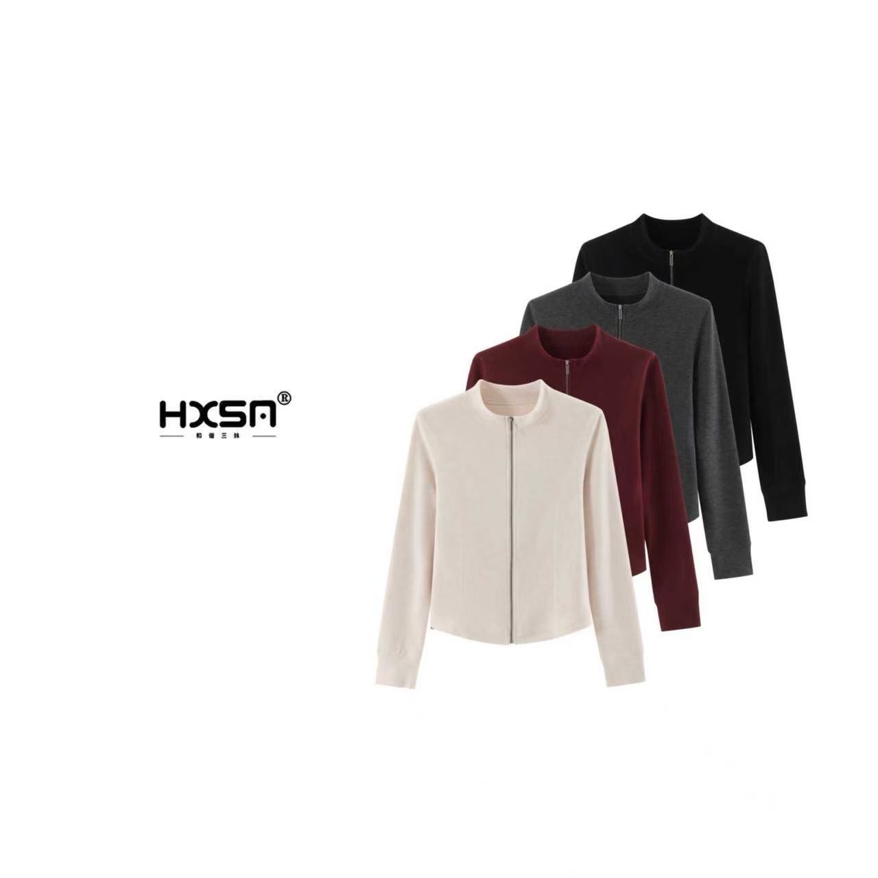 （现）HXSM 「暖暖小蛮腰」秋冬柔软蓬松高弹舒适修身外套5562