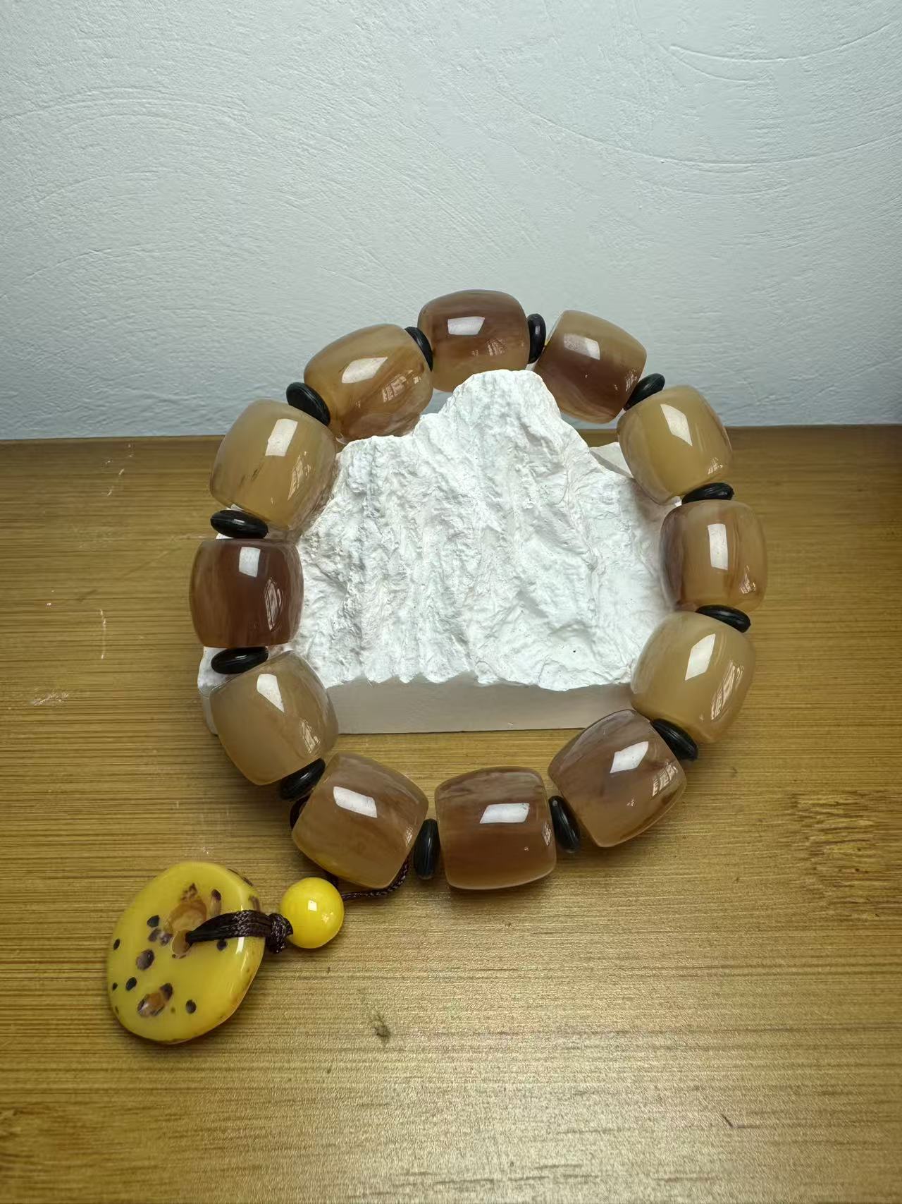 【秋哥】白菩提桶珠 带配饰