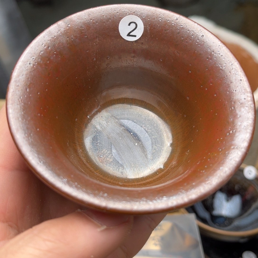 茶盏义兴龙窑柴烧微瑕