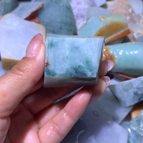 翡翠散珠翡翠边角料
