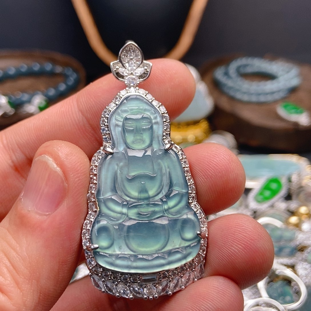 翡翠吊坠(不含链)未镶嵌764吊坠