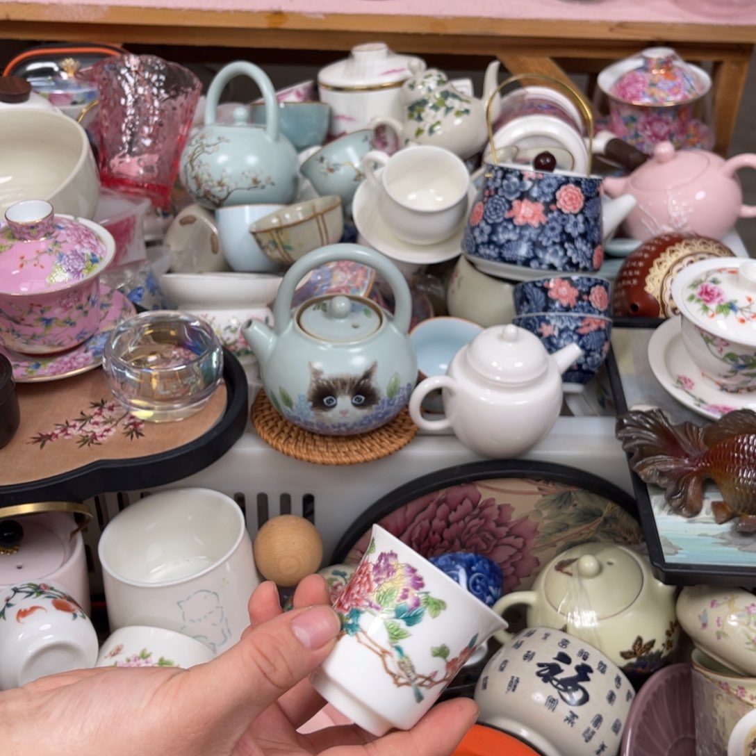 瓷片陶瓷茶具家用配件