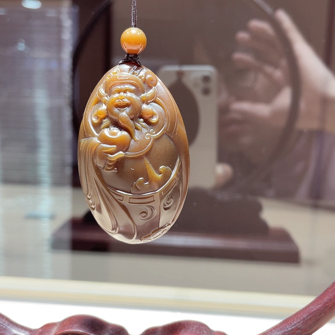 和田玉吊坠(不含链)未镶嵌