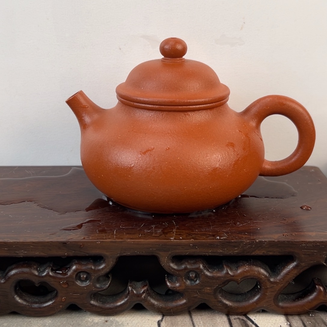 摘***人紫砂茶壶宜兴紫砂壶全手工艺