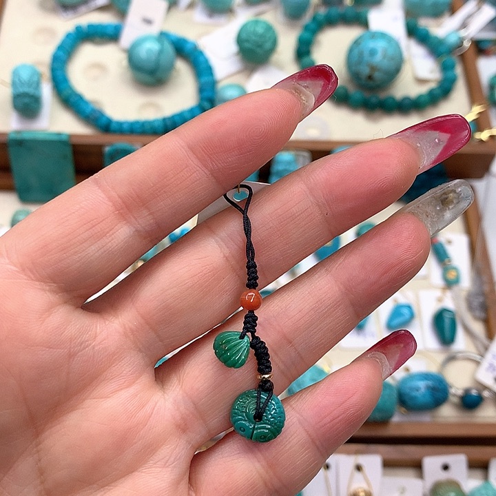 绿松石挂件未镶嵌