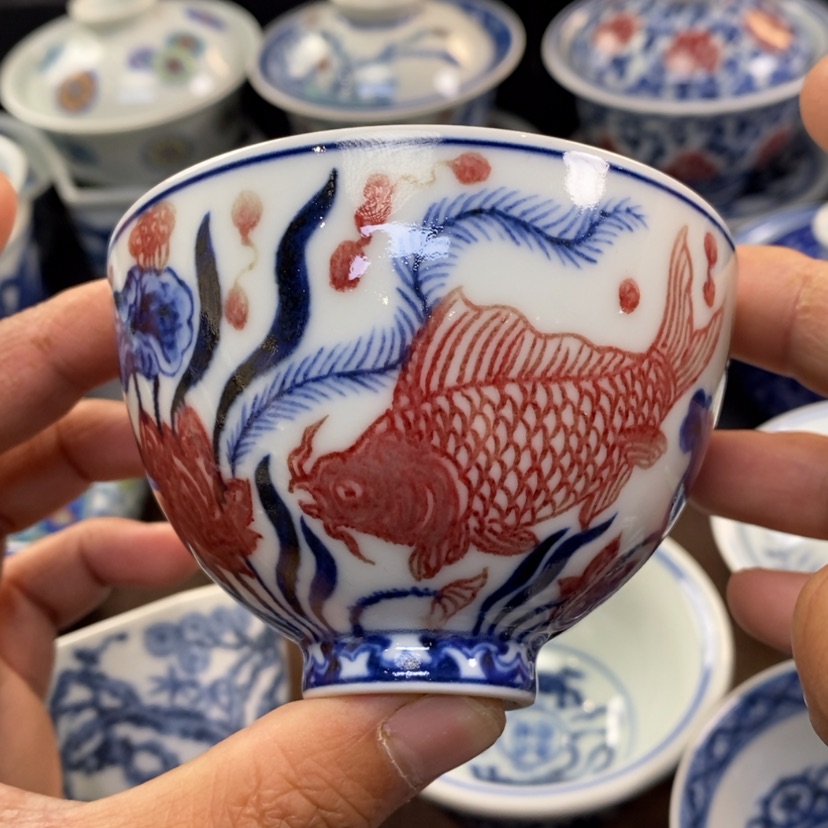 【闪购商品】景德镇青花主人杯