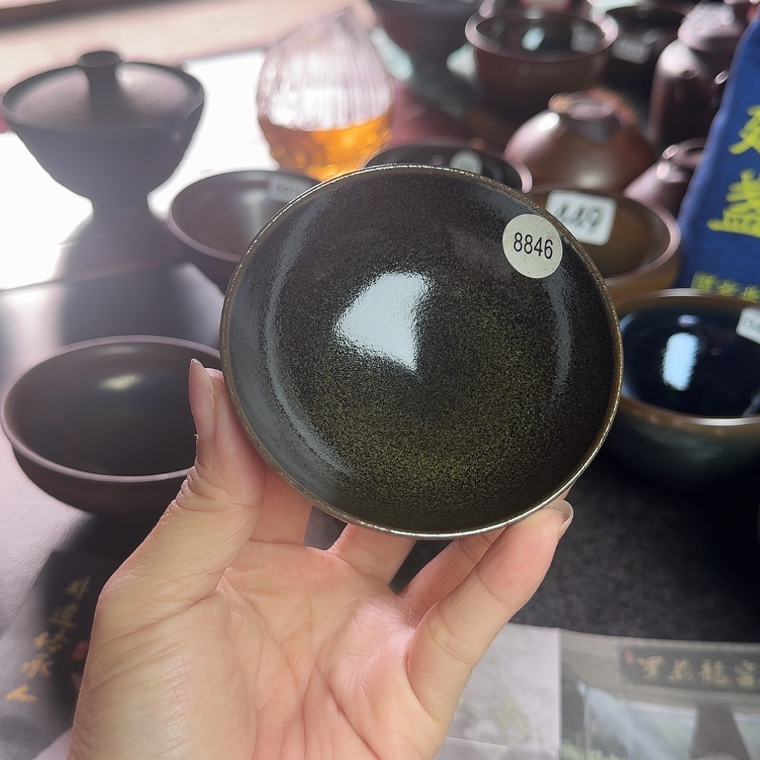 茶盏8846 柴烧手工主人杯