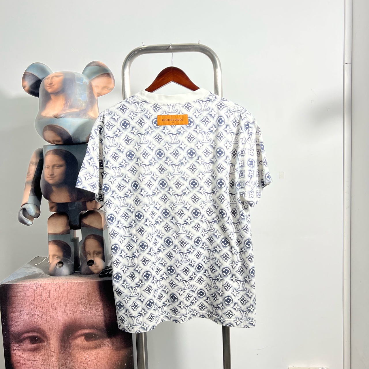 99新 LouisVuitton/路易威登 Lv奶茶满印短袖 尺码：S