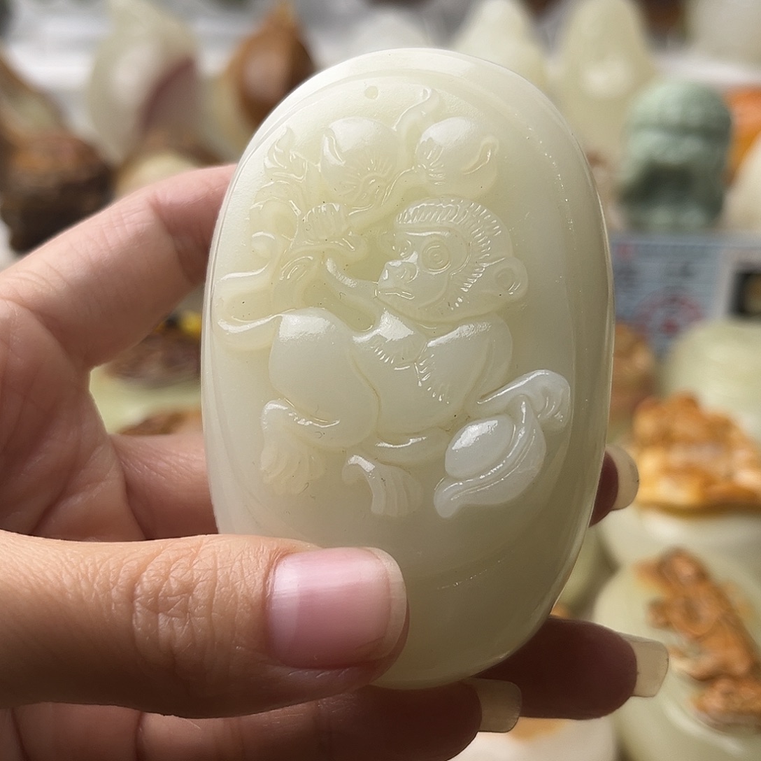 石材古青石不退换猴