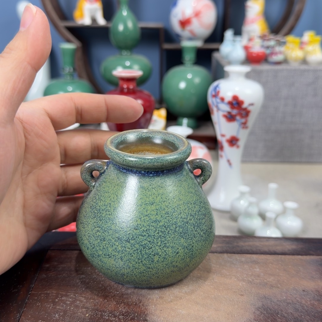 陶瓷手工小花器摆件