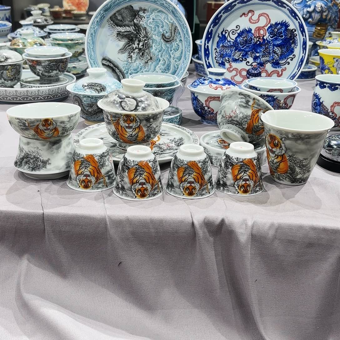 瓷片景德镇美术作品