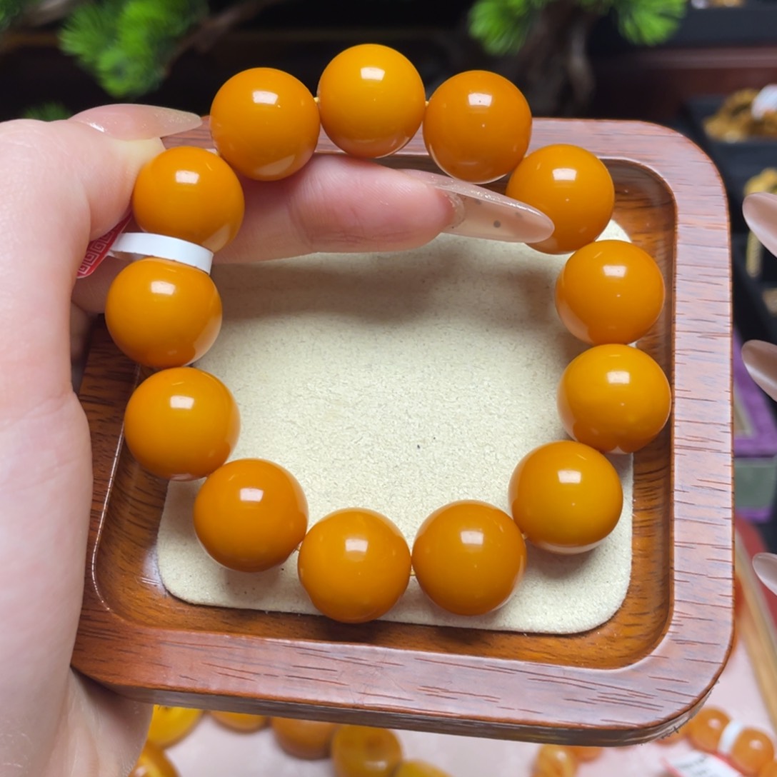 蜜蜡手链未镶嵌手串