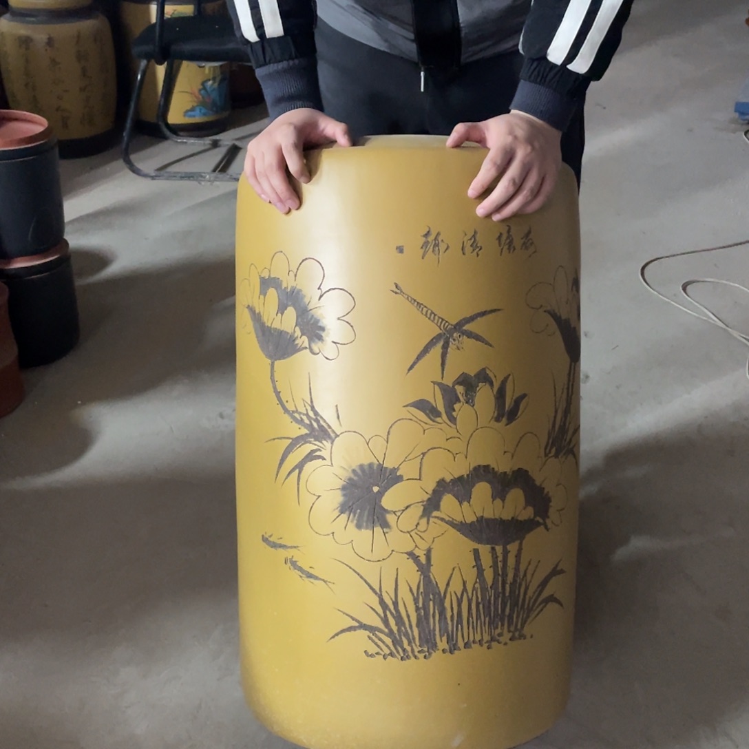 宜兴原矿紫砂茶叶罐