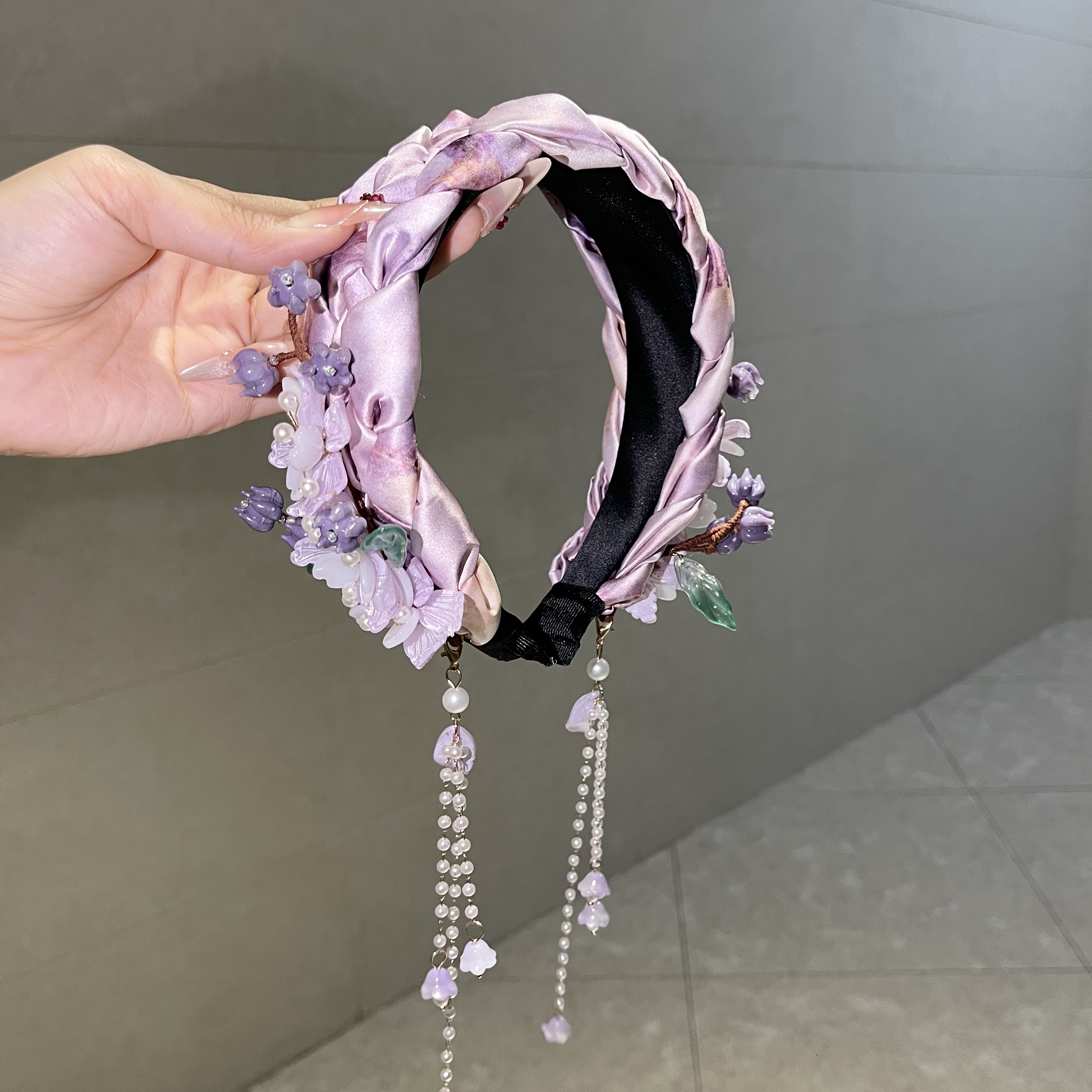 【芙蕖】新中式原创设计少女风民族风发箍轻奢饰品甜美富婆风