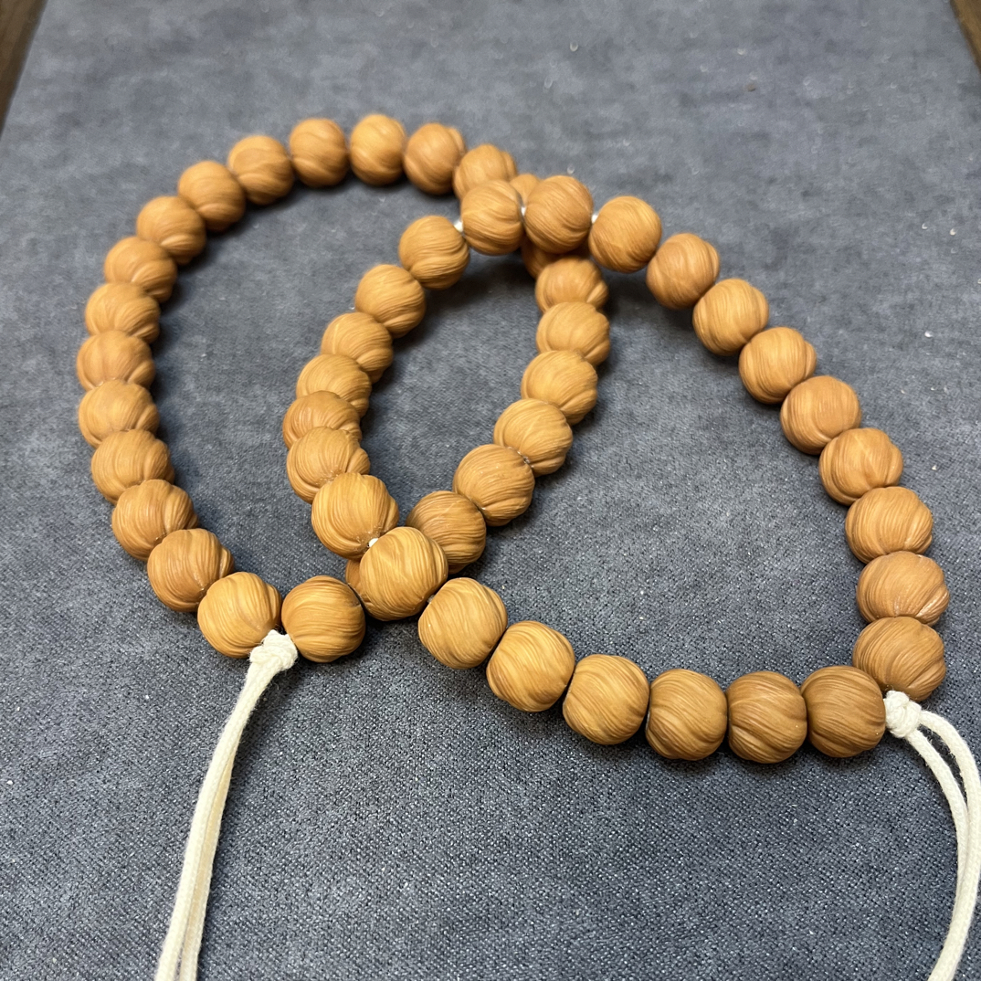 【禧串•卷卷酥】全品无暇毕业款哑光面卷卷酥手持猴头手串