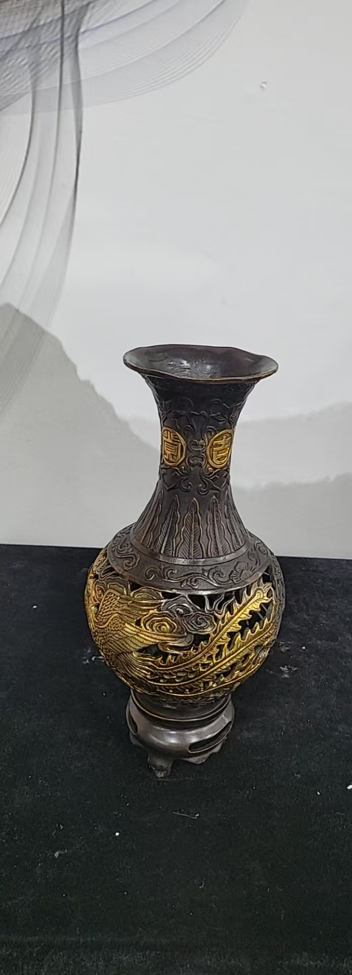 QD35  现代陶瓷艺术品高端瓷器赏盘赏器